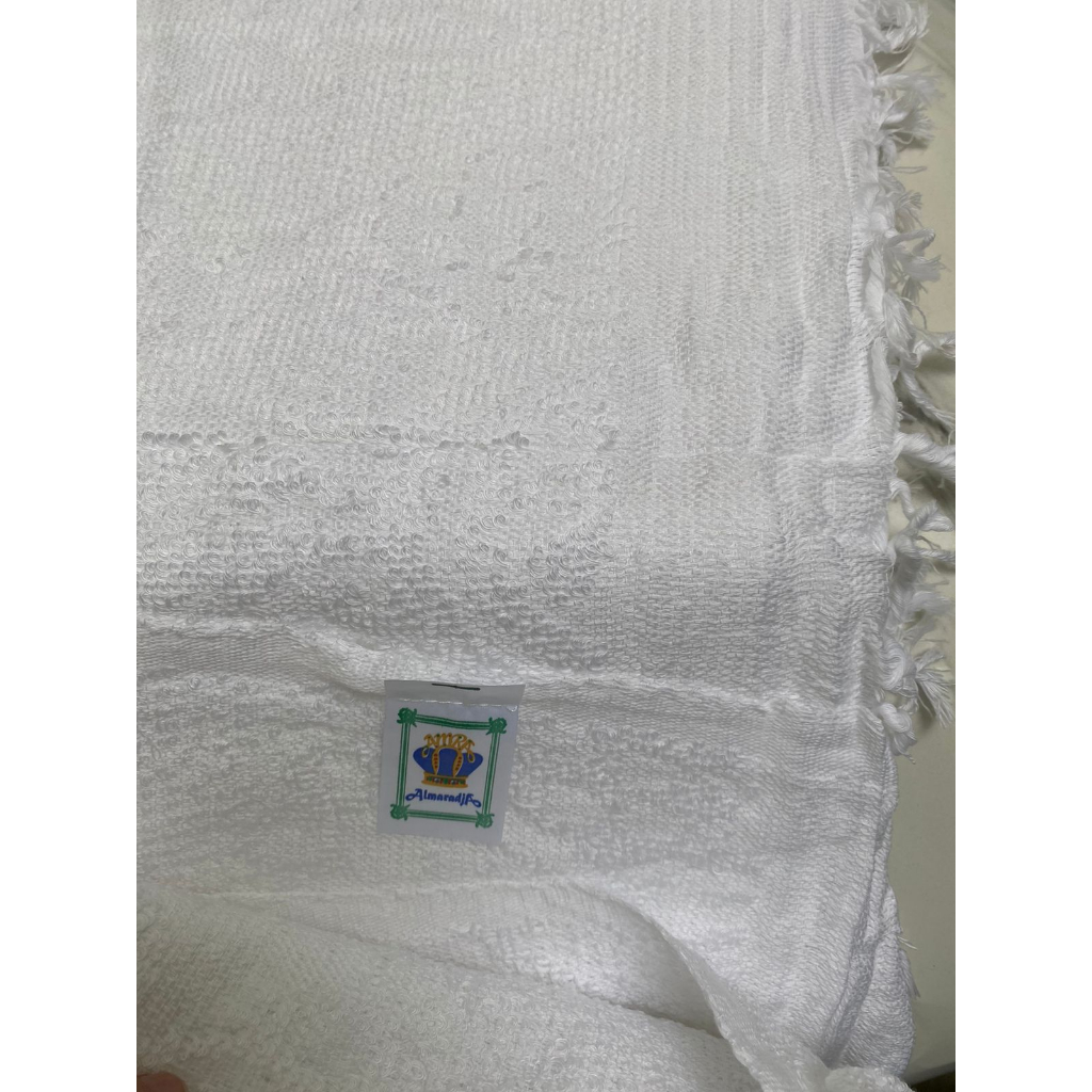 Perlengkapan Haji Kain Ihram Ihrom Rumbai Big Size Ukuran Jumbo 2pcs