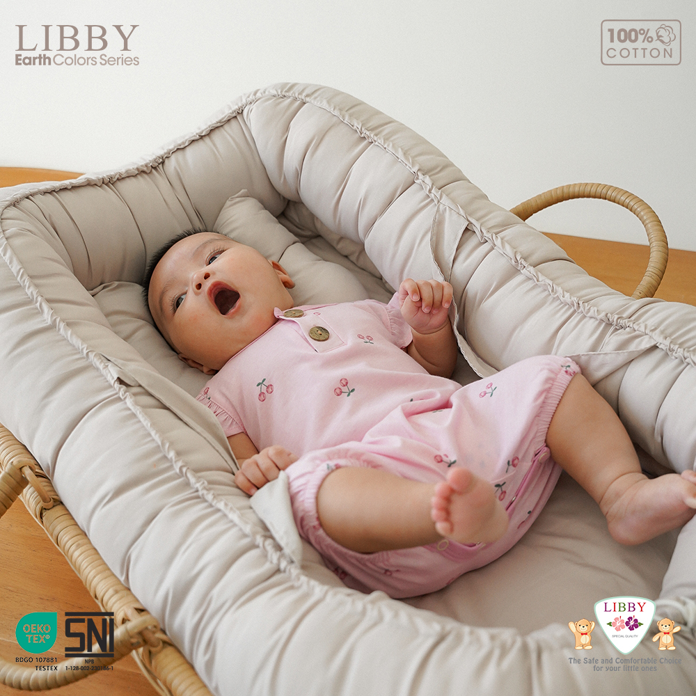 LIBBY Ivy Jumper Earth Color | Motif Size 0-3|3-6|6-12 Bulan (1 pcs/pack)