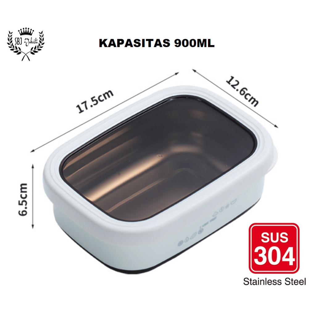 Kotak Makan Lunch Box 304 Stainless Steel Meal Box BPA Free ANTI BOCOR PREMIUM QUALITY