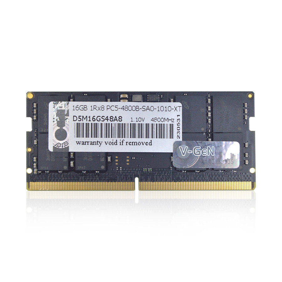 RAM DDR5 Sodimm V-GeN Platinum 16GB PC38400/4800Mhz Memory Laptop VGEN