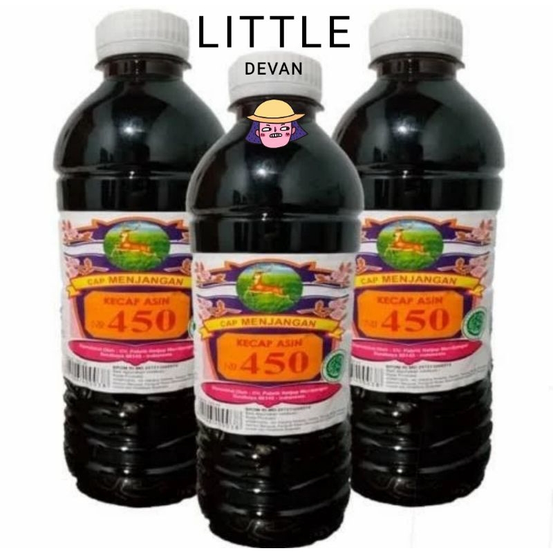 kecap asin menjangan no 450 isi 600 ml