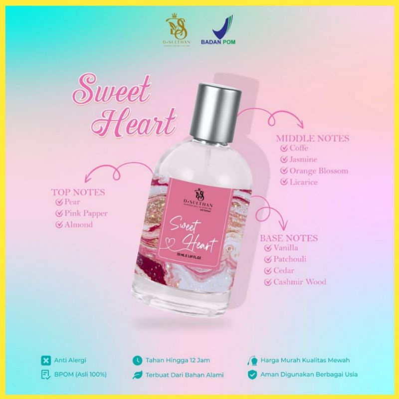 Parfum Murah 50ML/Parfum Wanita Pria Unisex