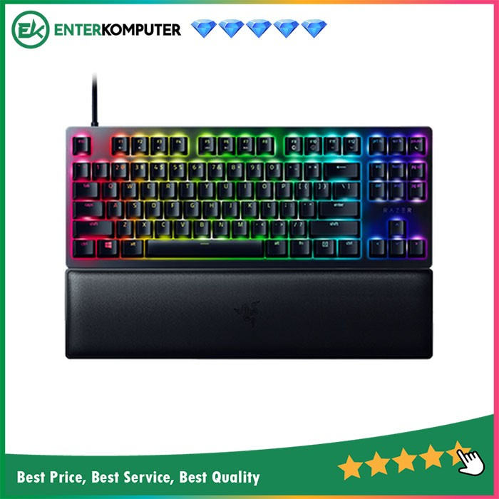 Razer Huntsman V2 Tenkeyless - Optical Gaming Keyboard - Purple Switch