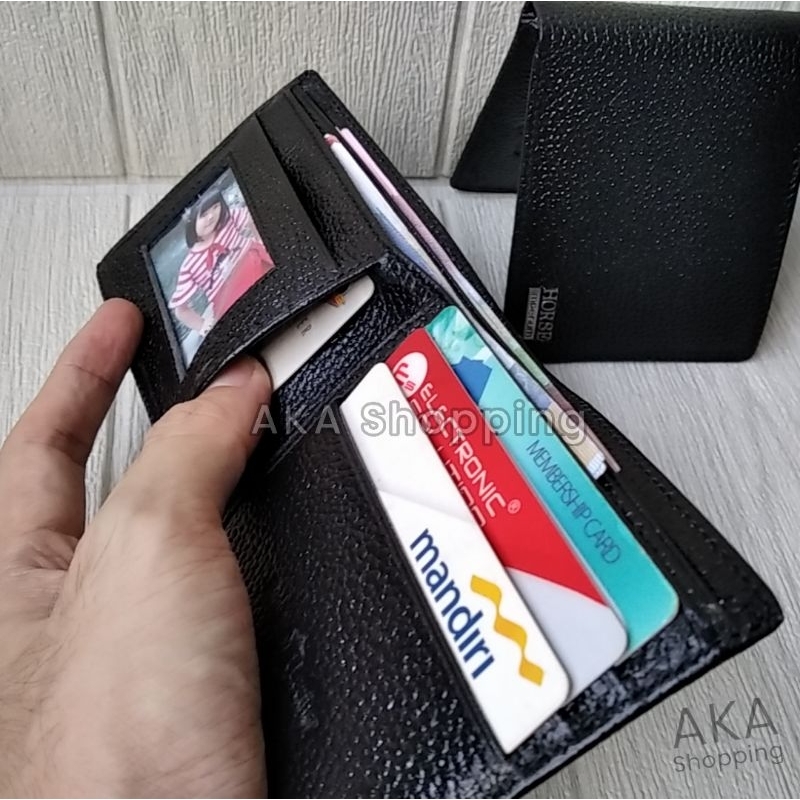 [DPT KLT08] Dompet Lipat Horizontal Asli Kulit Sapi