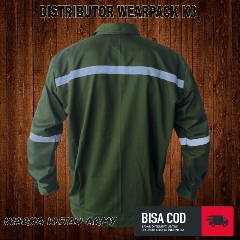 baju wearpack/Atasan polos/baju kerja lengan panjang/ APD/ Keselamatan dan kesehatan kerja