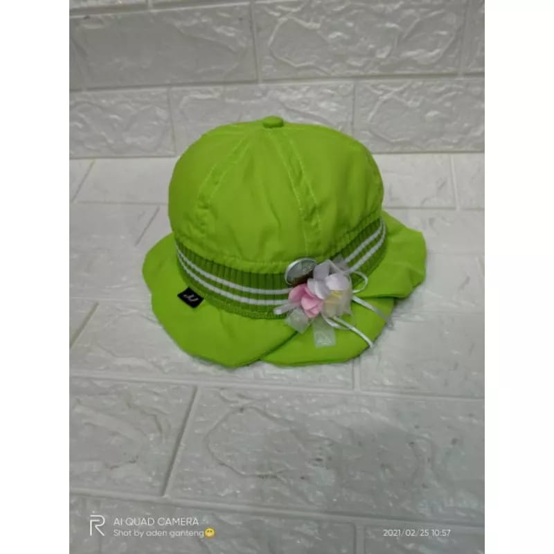 PROMO !! TOPI BUCKET ANAK PEREMPUAN / TOPI BUCKET KELOPAK BUNGA