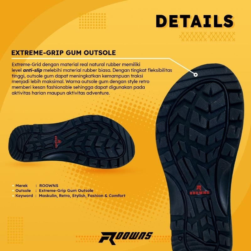Sandal Gunung Pria Wanita Sendal Jepit Outdoor Sandal Struggle Roowns Zigo