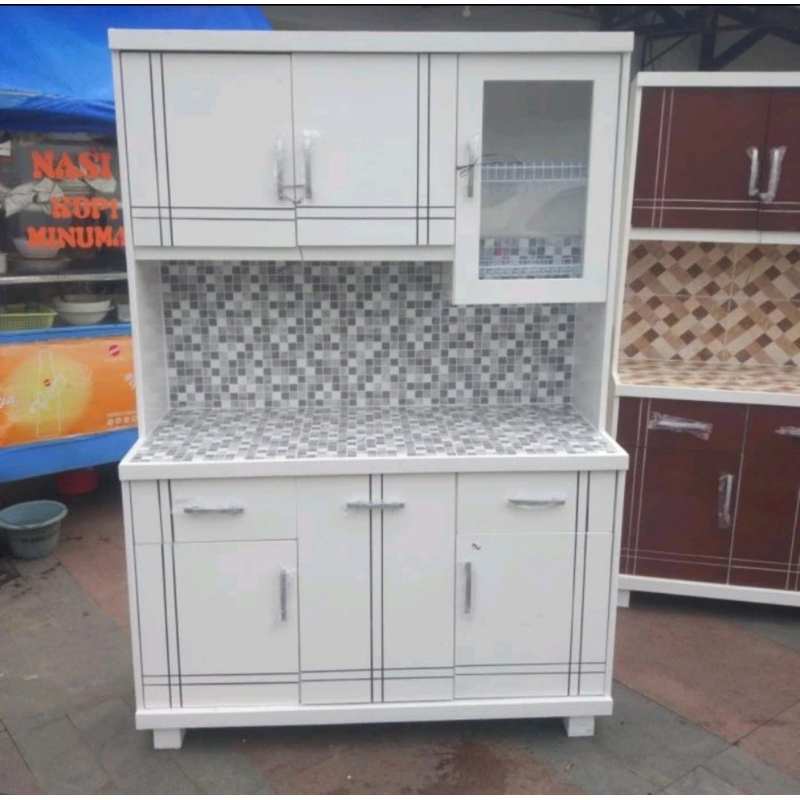 RAK SAYUR RAK DAPUR RAK PIRING RAK KAYU MEJA MAGICOM