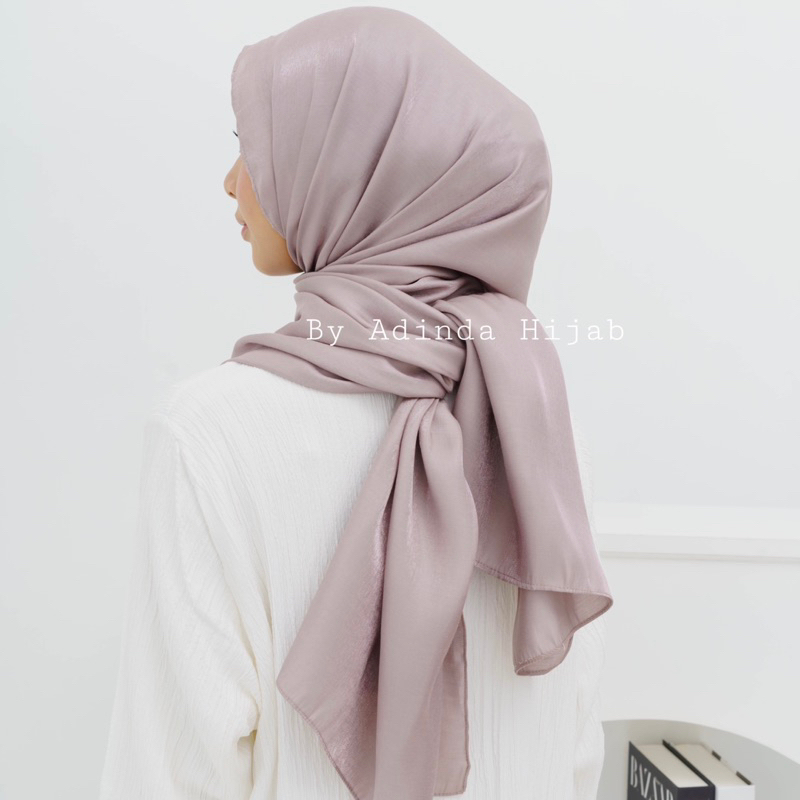 𝐁𝐘 𝐀𝐃𝐈𝐍𝐃𝐀 Pashmina Shimer Luxury Shiny Shawl Silk Pasmina Raya Exclusive By Adinda