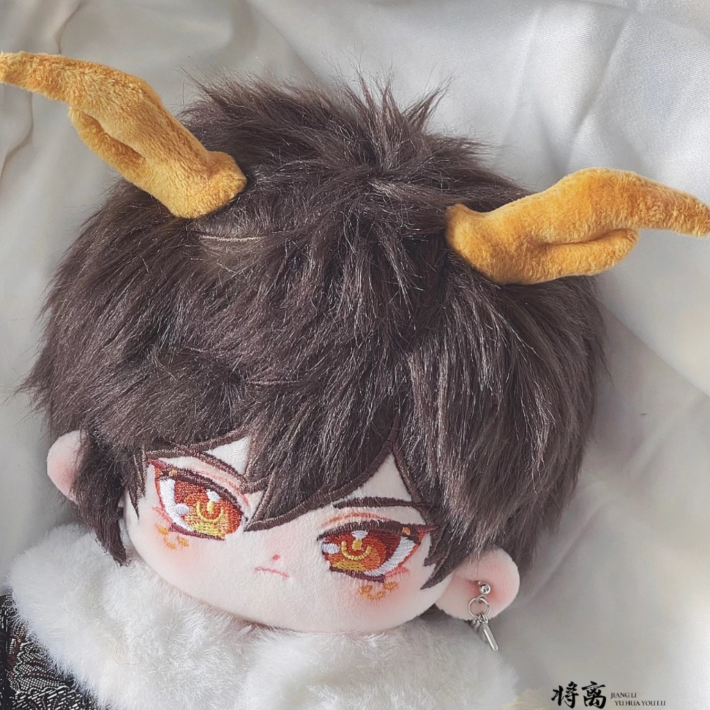 [READY STOCK] doll zhongli genshin impact boneka zhongli doll 20cm jiangli