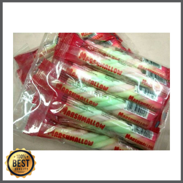 

Permen marshmallow kepang stick rasa strawberry Terbaru