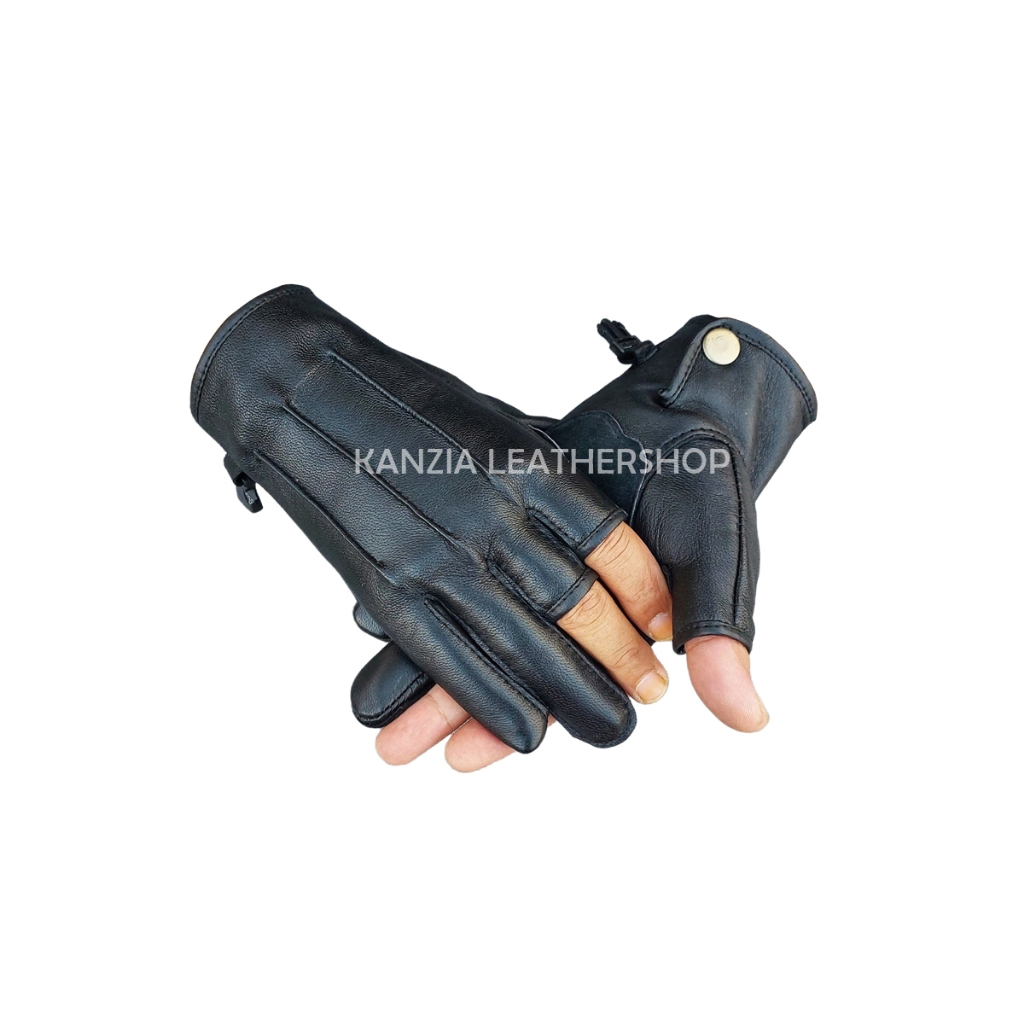 Sarung Tangan Memancing Kulit Kanzia Leathershop Fishing Gloves