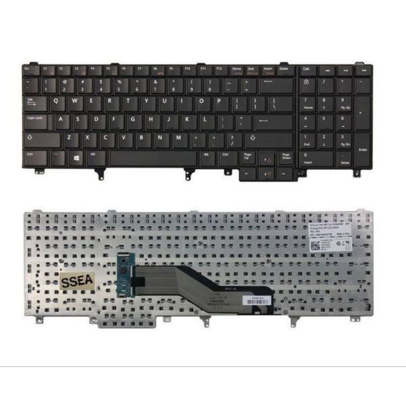 Keyboard laptop Dell Latitude E5520 E5520m E5530 E6520 E6530 E6540