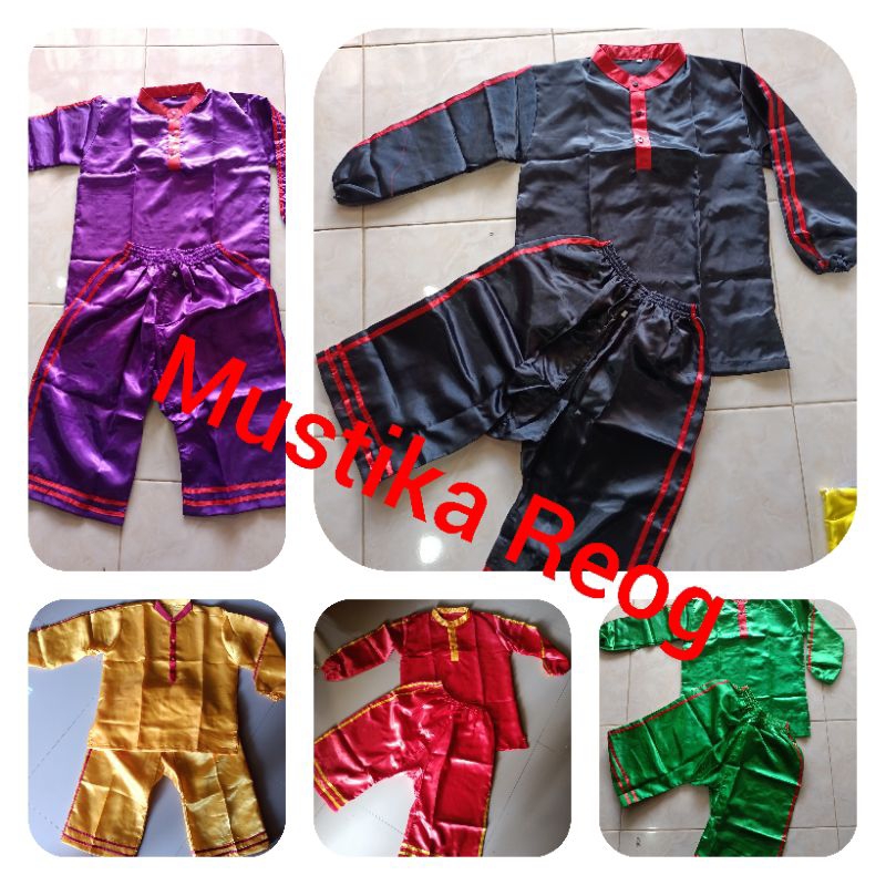 baju jaranan. baju jatilan. baju senterewe. baju celeng. setelan jaranan. setelan senterewe