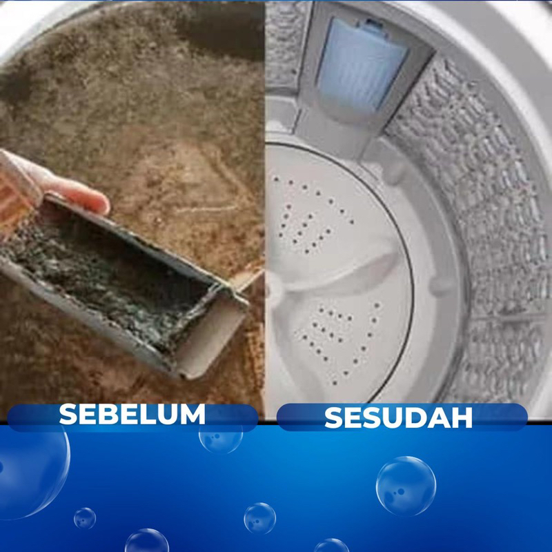 detergen pembersih mesin cuci serbuk perfect washing machine clean