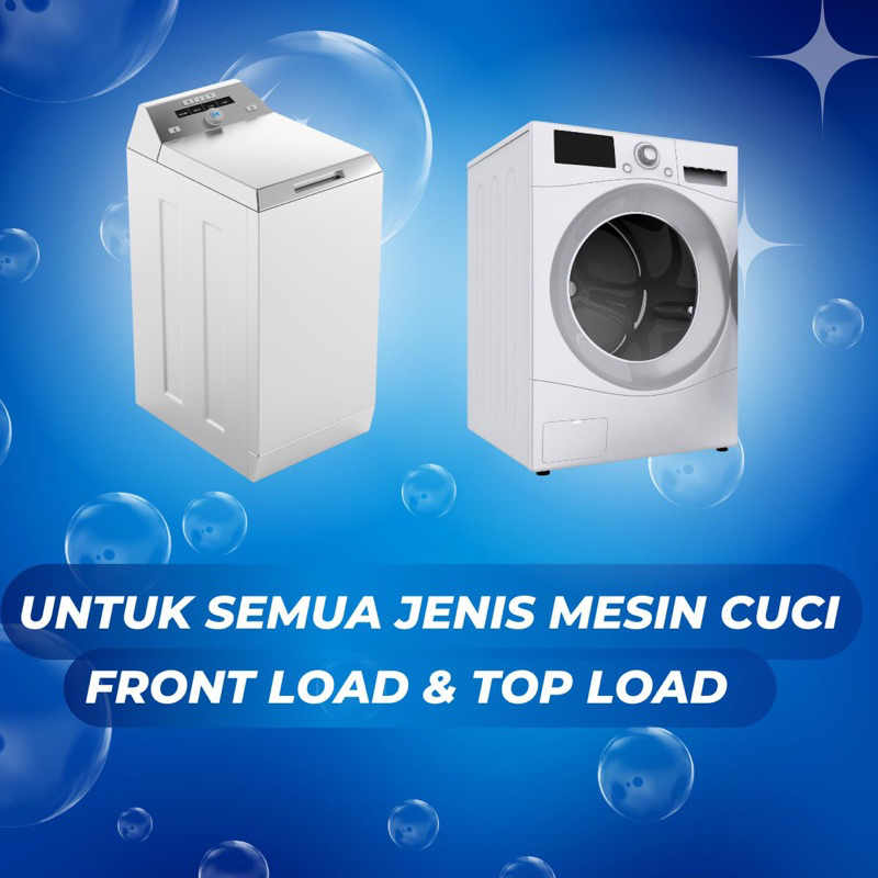 detergen pembersih mesin cuci serbuk perfect washing machine clean