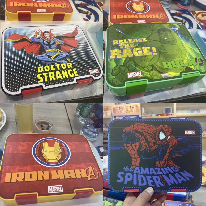 marvel avenger tritan lunchbox bpa free bento box kotak makan bekal anak