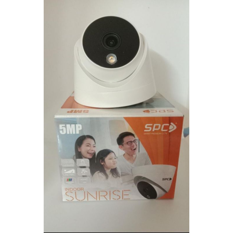 Camera CCTV SPC Sunrise Indoor 5mp, Malam bisa berwarna (Full colour)