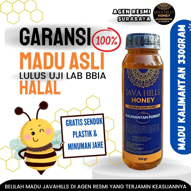 

Madu Javahills Asli Madu Mentah Kalimantan Forest 350gr