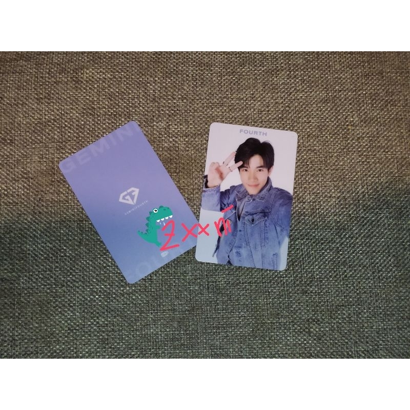 GemFourth GeminiFourth Official Photocard Cahol Card holder GMMTV FOUR NATTAWAT  photocard ONLY four