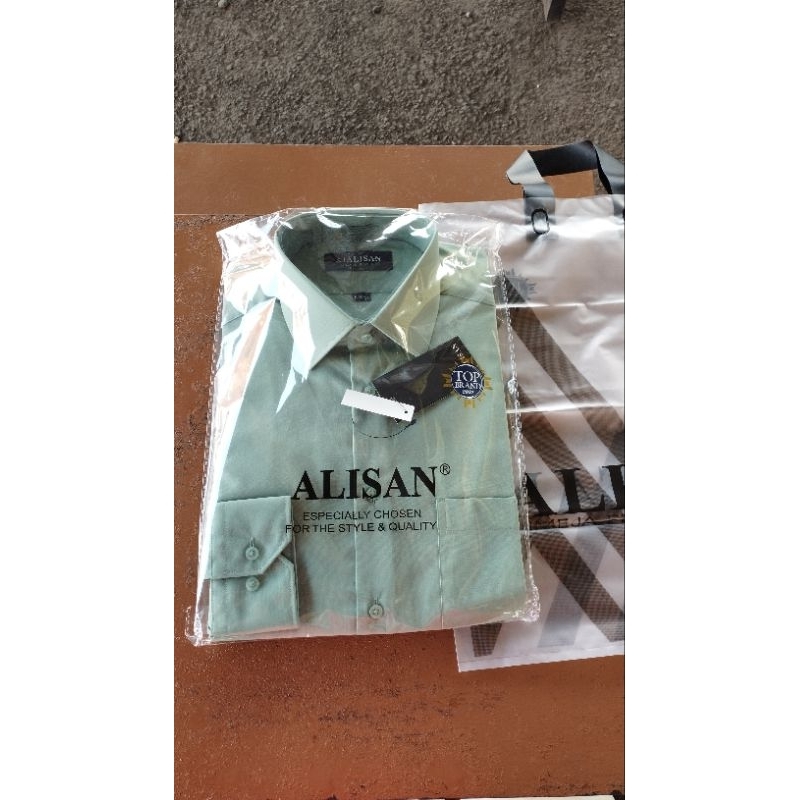 Kemeja ALISAN Pria Sage green