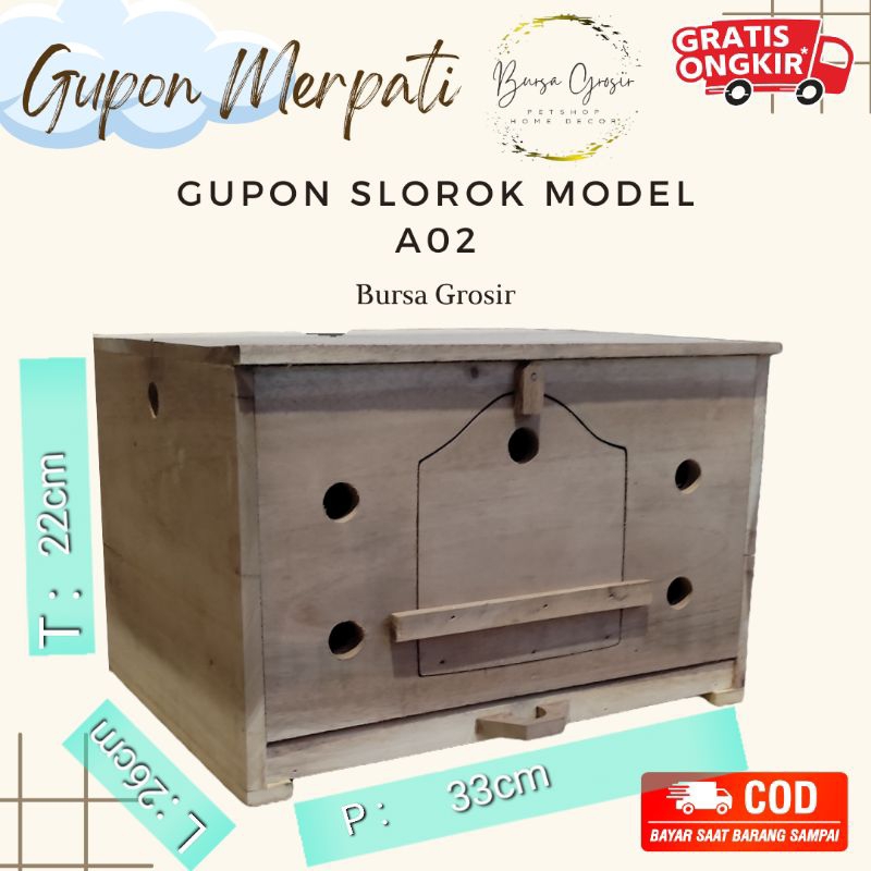 Promo Gupon Merpati Slorok Box merpati Tong Dara