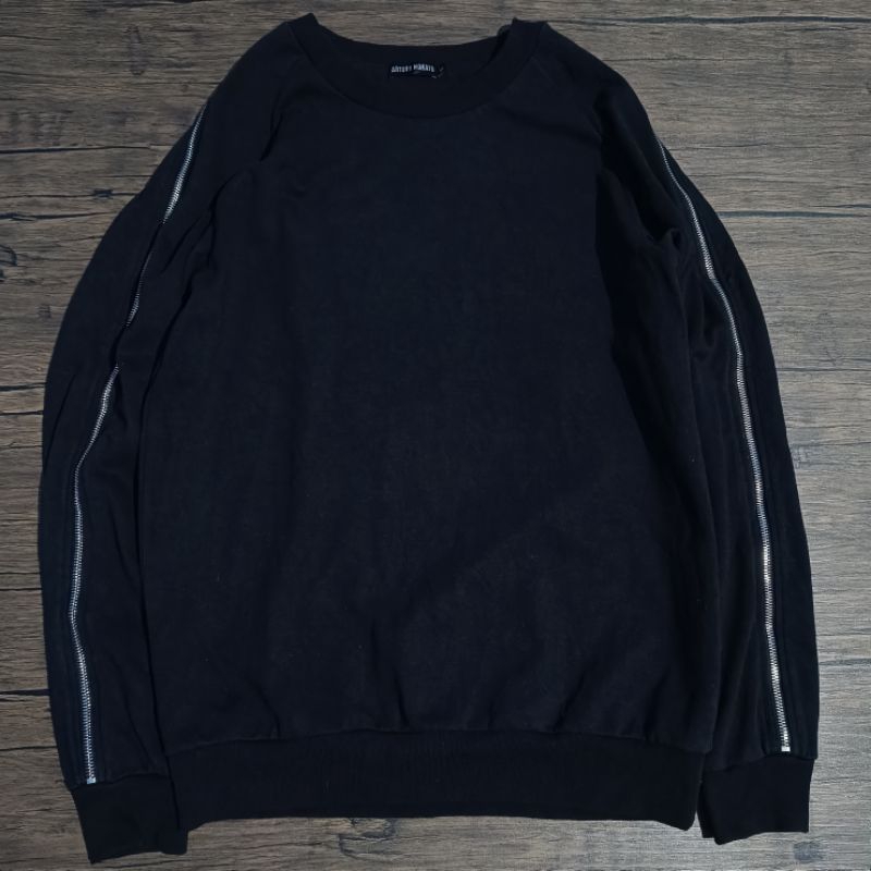 sweatshirt desainer crewneck luxry antony morato black collection