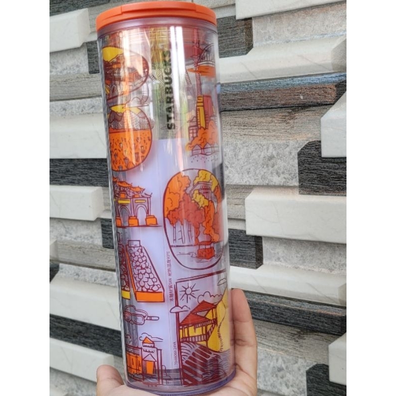 Starbucks Tumbler Taipei Taiwan Been There Series BTS Original Plastik 16oz