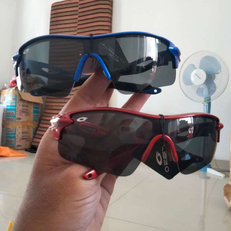Kacamata Hitam Sport Balap Sepeda Frame Warna Orey Pria