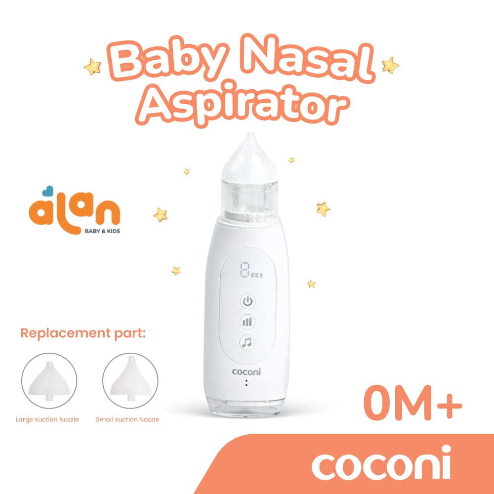 Coconi Baby Nasal Aspirator Nose 0m+ | Alat Penyedot Hidung / Ingus Elektrik Bayi
