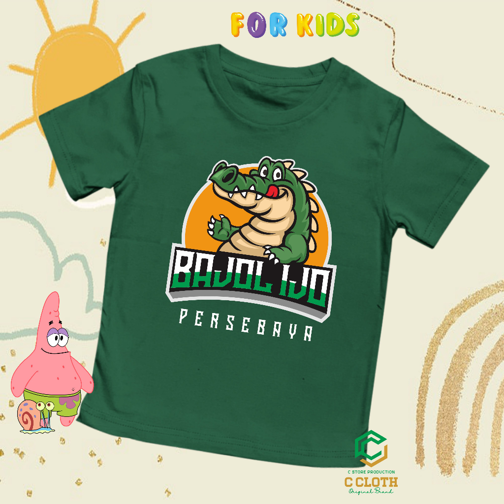 KAOS BAJOL IJO ANAK KAOS PERSEBAYA ANAK
