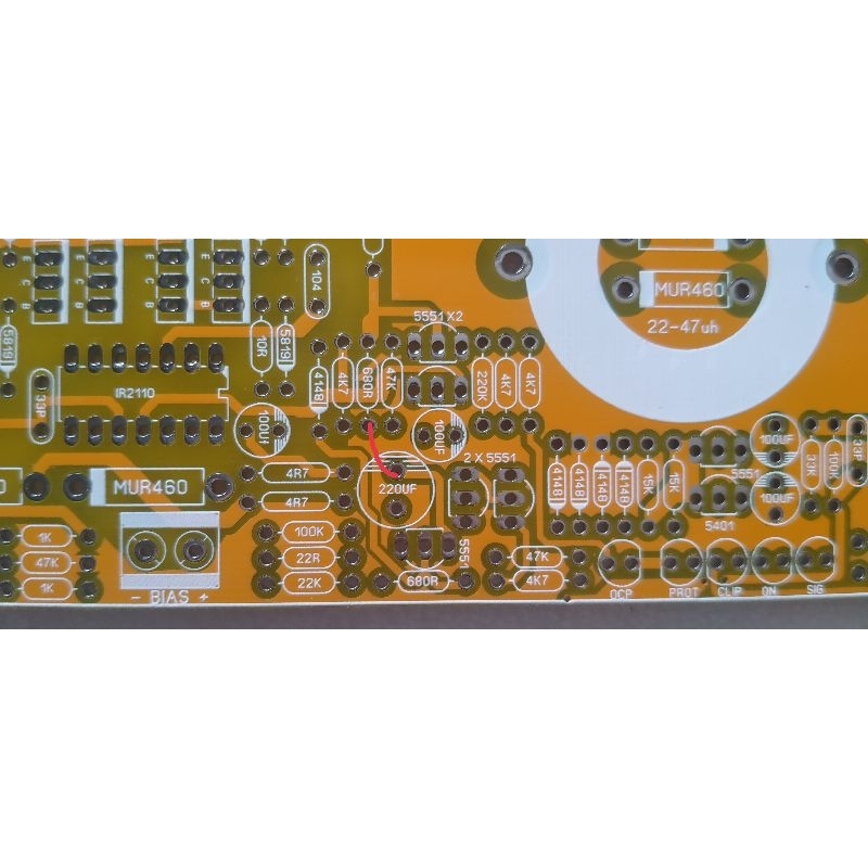 PCB Class D1K5 full fitur Dcp Ocp limiter DF