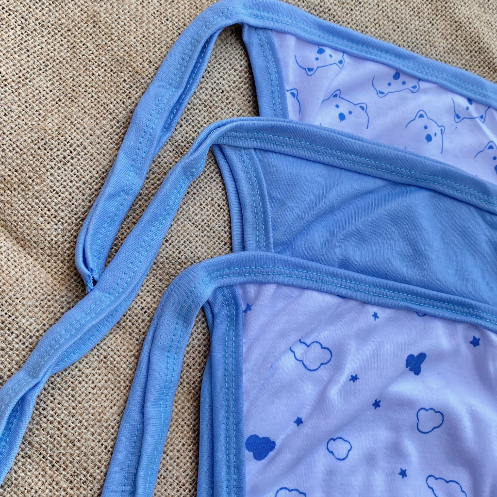 PROMO 7.7 6 PCS POPOK BAYI BARU LAHIR SERIES BIRU NEWBORN