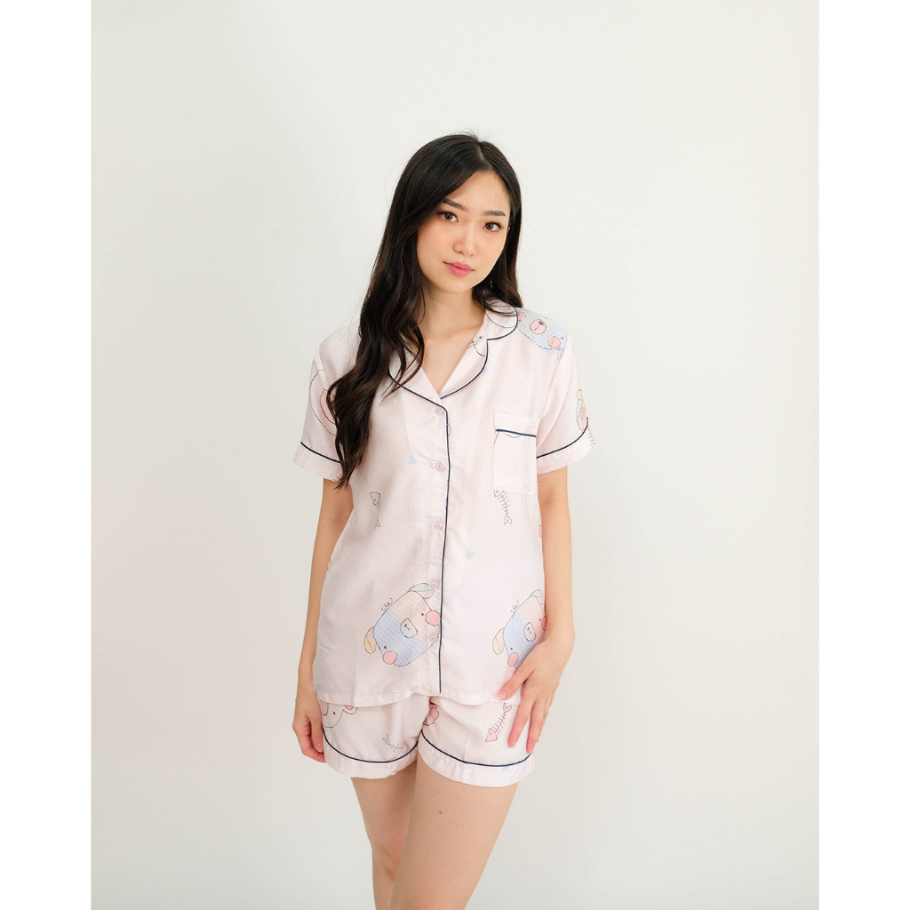 Cielyn | Sweet Dream Series | Organic Silk | Piyama Wanita Dewasa Set