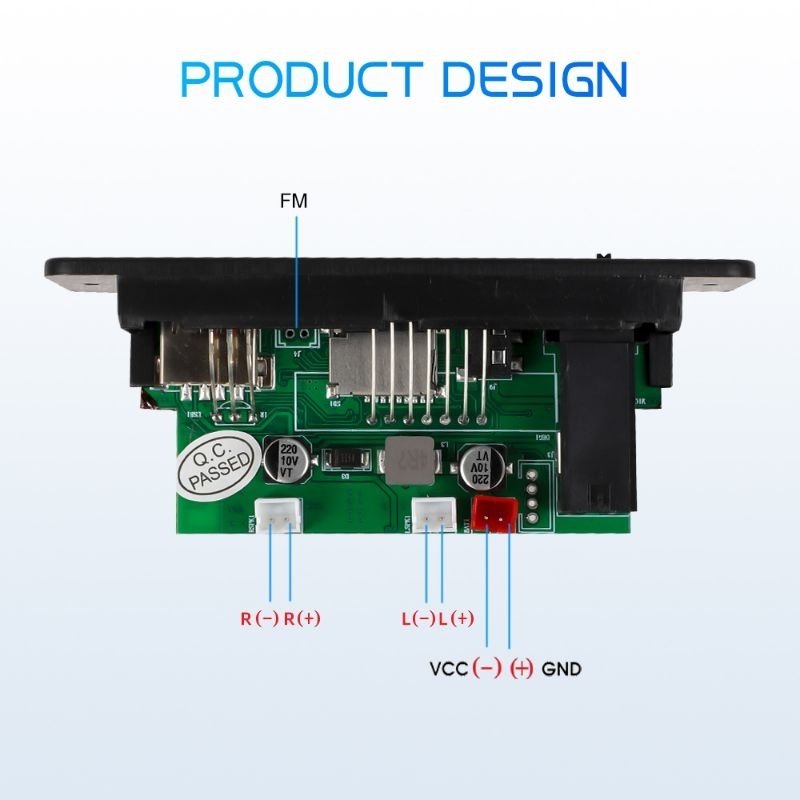 kit mp3 bluetooth 5volt amplifier 2×5w