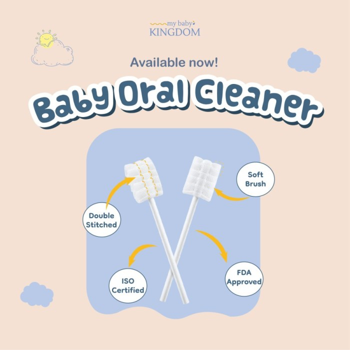 MY Baby Kingdom Oral Baby Cleaner / Kapas Bayi / Kasa Bayi