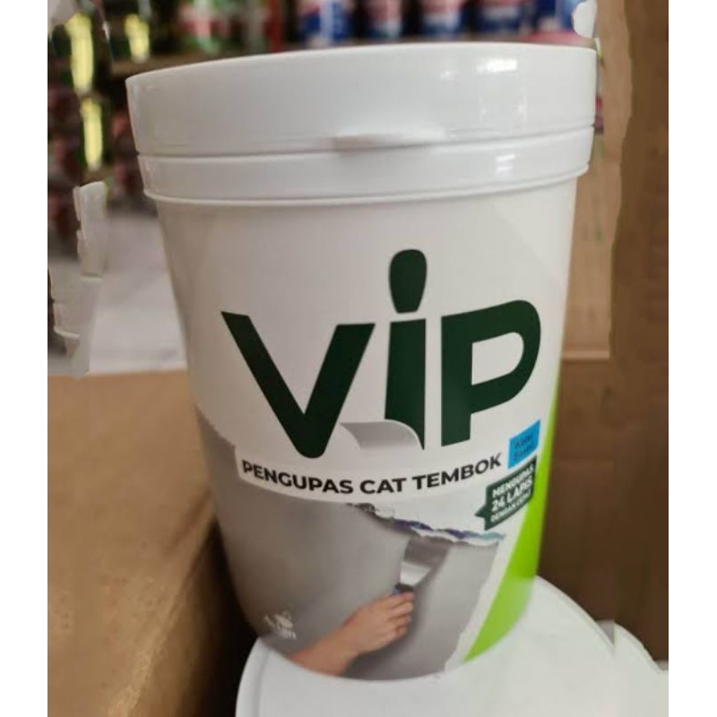 VIP PENGUPAS CAT TEMBOK WATERBASED 1KG PERONTOK CAT TEMBOK CAIRAN