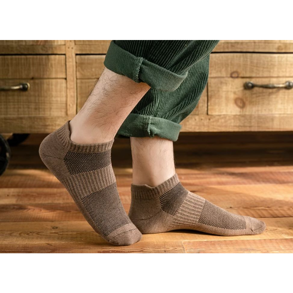 Kaos Kaki Pendek Pria Angkle Easy Wind Cotton Socks SCH56