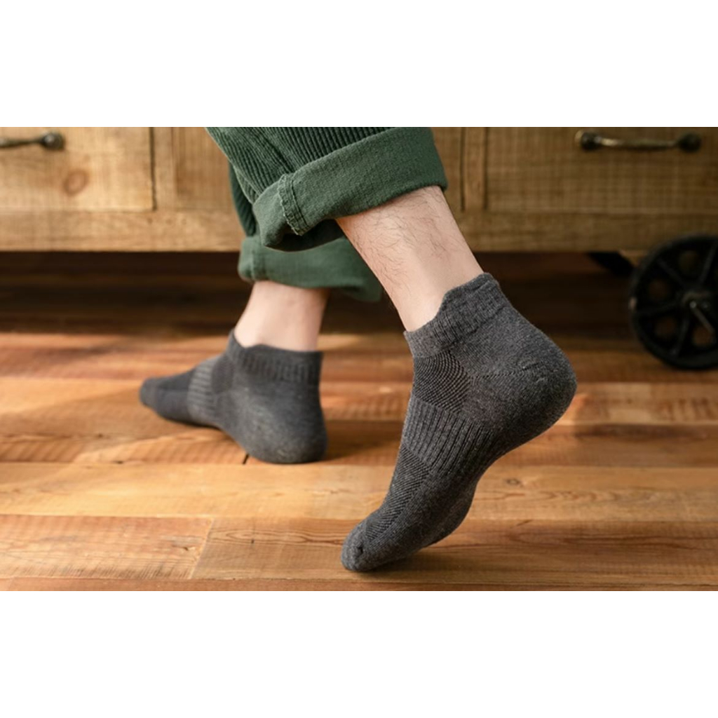 Kaos Kaki Pria Easy Wind Angkle Sock Cotton Socks SCH056