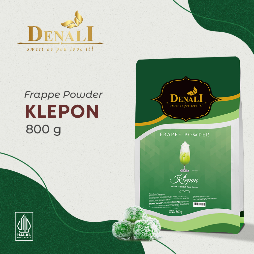 

Denali Frappe Powder - Klepon