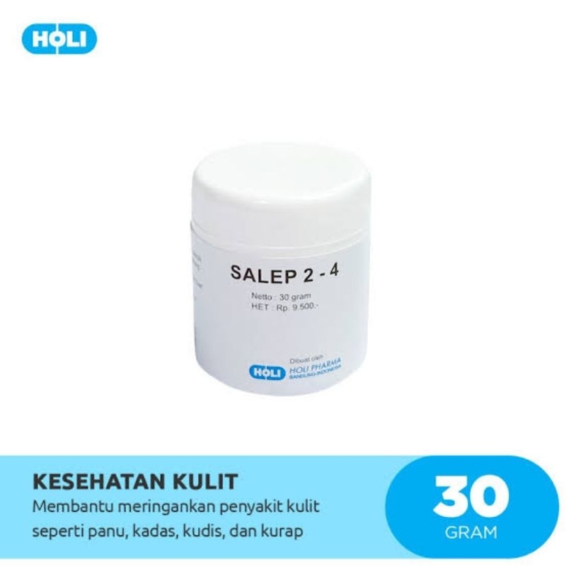 salep 2-4 holi 30g obat kudis, kurap, penyakit kulit lainya