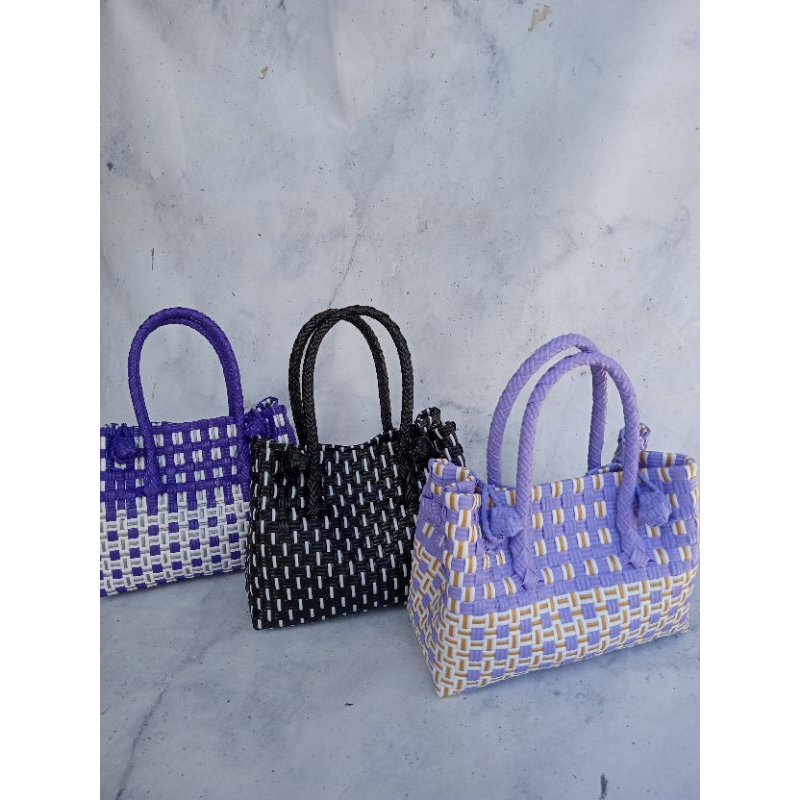 Patty bag kancing 2/ mini Patty/ Tote bag/  Patty Kancing 2/ tas jali premium/ tas jali pettt/ Petty bag