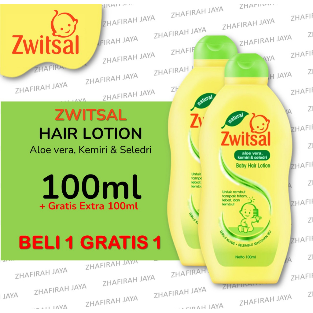 Shampoo Zwitsal Kemasan Beli 1 Gratis 1 100ml+100ml | Hair Lotion Zwitsal Beli 1 Gratis 1 100ml+100ml