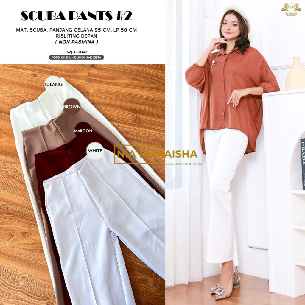 SCUBA PANTS/ celana scuba premium murah