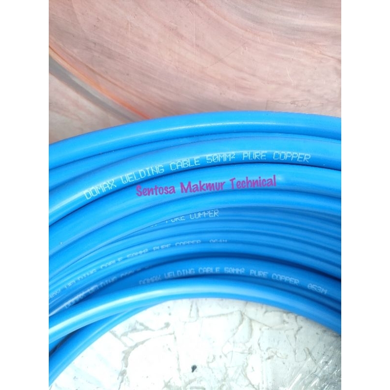 DOMAX 50 MM Kabel Las Welding Cable Full Copper Tembaga Murni 50MM