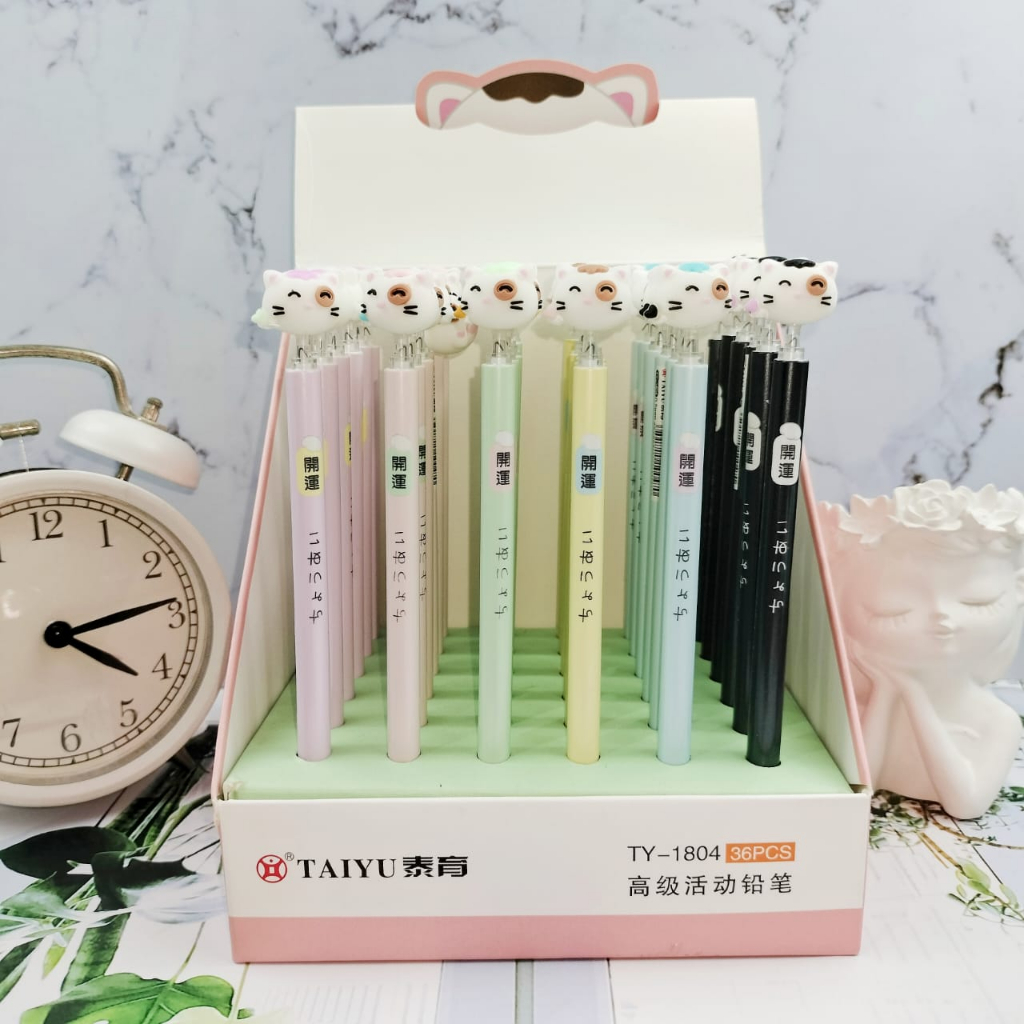 Pensil Mekanik Lucu / Pensil Cetek Karakter Unik ukuran 0.5mm TERMURAH ready banyak model Imut / Pensil Mekanik Special Edition Kualitas Terbaik bisa Grosir dan COD