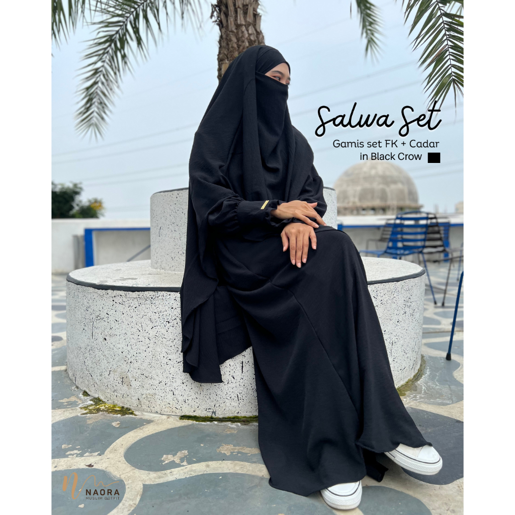 Gamis Syari Salwa Set French Khimar