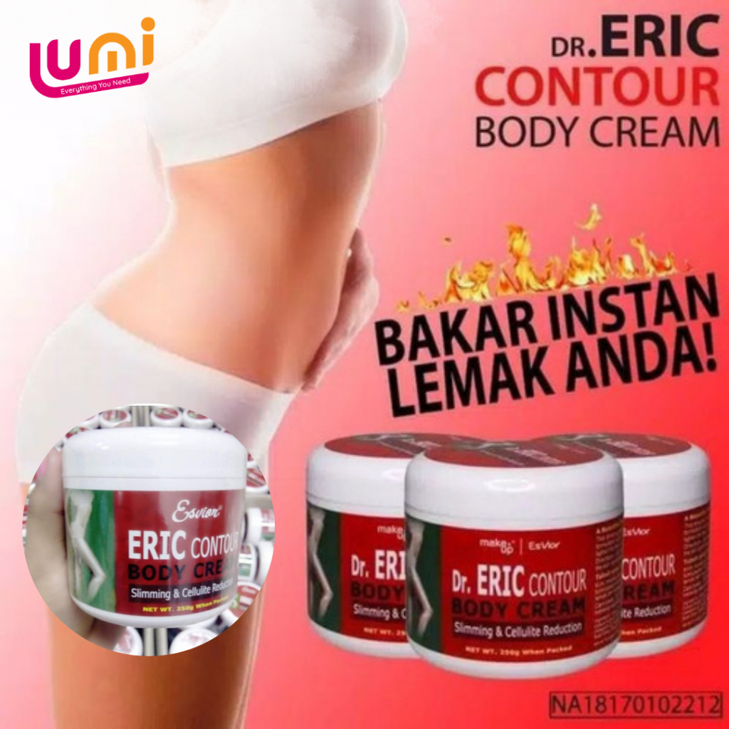 DR ERIC CONTOUR BODY CREAM ESVIOR SLIMMING &amp; CELLULITE REDUCTION ORIGINAL BPOM BODY LOTION PELANGSING BADAN