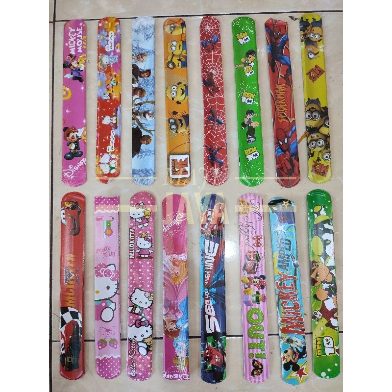 Gelang Jepret Karakter Isi 20 Pcs