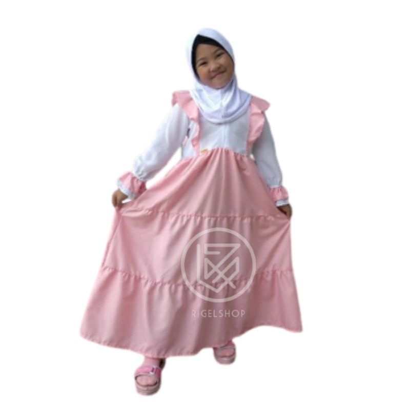 Gamis Anak Kombinasi Umur 1 - 10 Tahun Gamis Anak Perempuan Gamis Muslim Anak